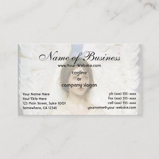 Customizable Angel by Abbott Thayer Business Card