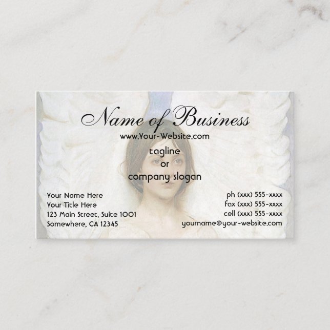 Angel by Abbott Thayer Business Card (Front)
