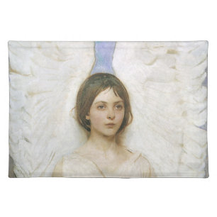 Angel by Abbott Thayer, Vintage Victorian Fine Art Placemat