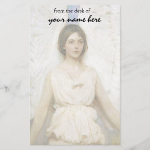 Angel by Abbott Thayer, Vintage Victorian Fine Art Stationery