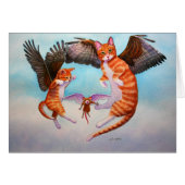 Angel Cat and Mouse Game (Front Horizontal)