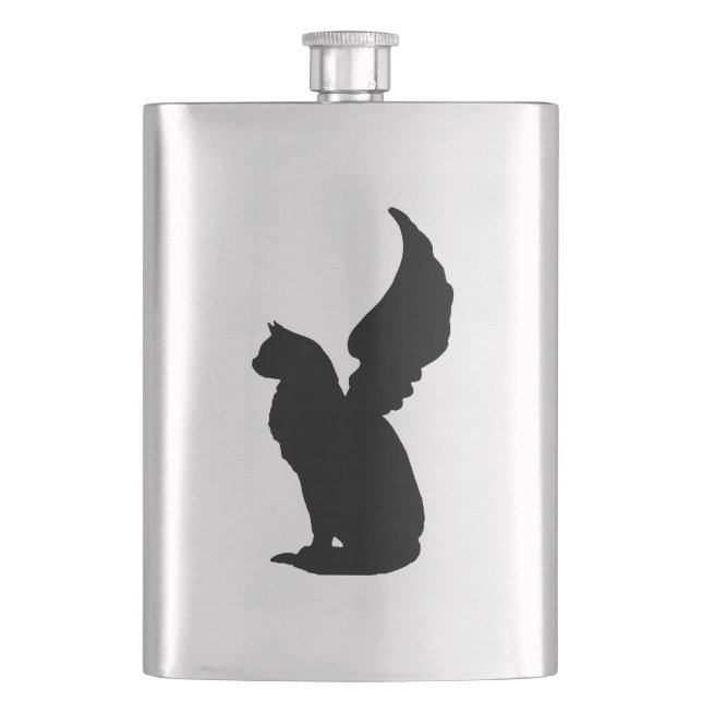 Angel Cat Flask (Front)