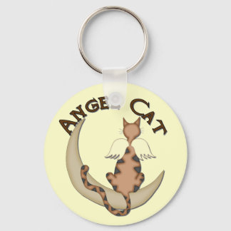 Angel Cat Keychain