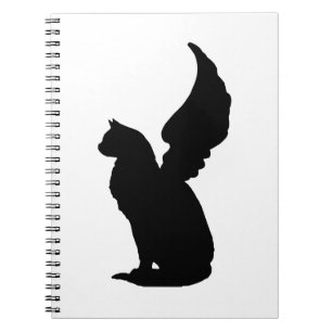 Angel Cat Spiral Notebook