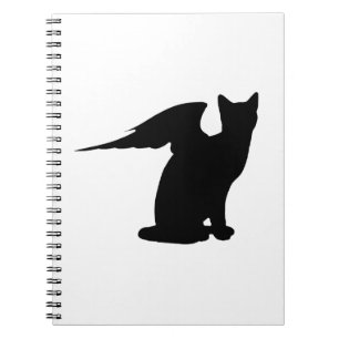 Angel Cat Spiral Notebook