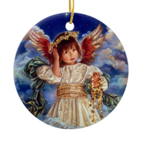 angel ceramic ornament