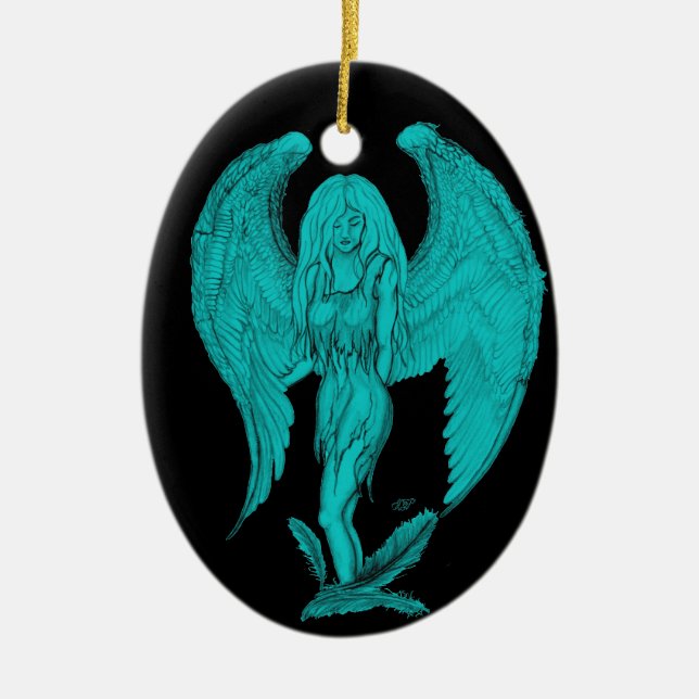 Angel Ceramic Ornament (Front)
