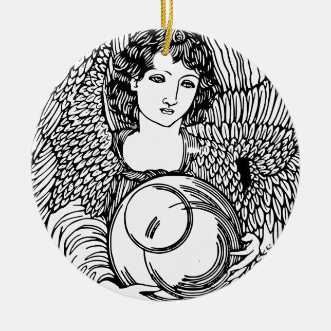 Angel Ceramic Ornament (Front)