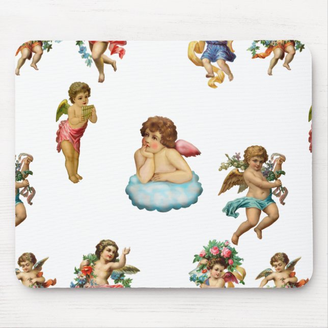 angel cherub antique mouse pad (Front)