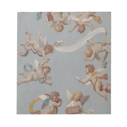 Angel Cherubs Whimsical Renaissance Notepad