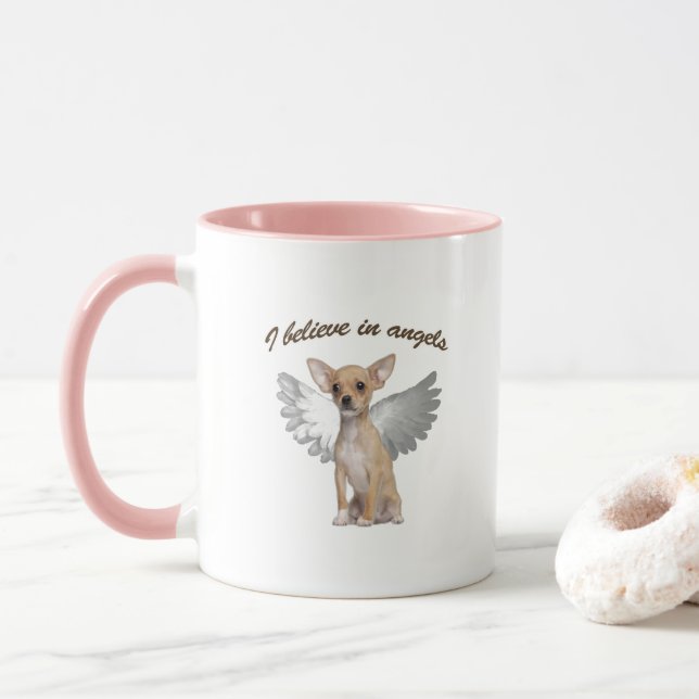 Angel Chihuahua Mug (With Donut)
