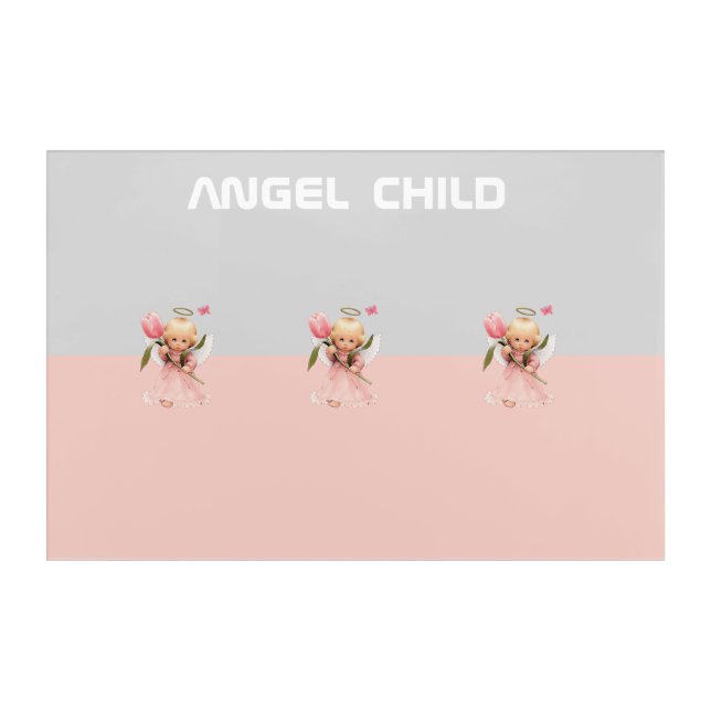 angel child acrylic print (Front)