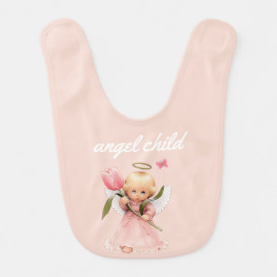 angel child baby bib