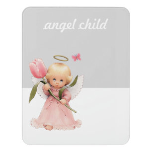 angel child door sign
