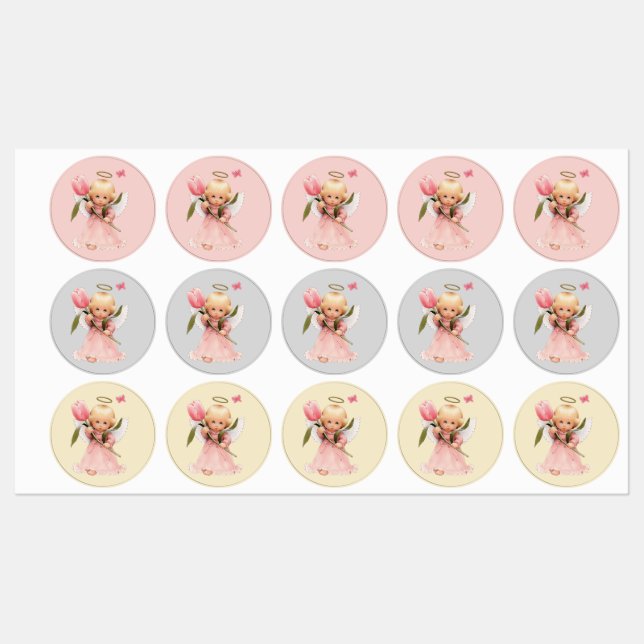 angel child kids' labels (Sheet)