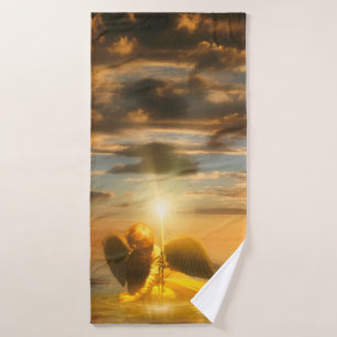 Angel Child LIGHT THE WORLD Bath Towel