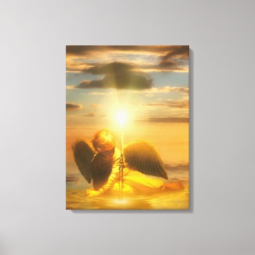 Angel Child LIGHT THE WORLD Canvas Print