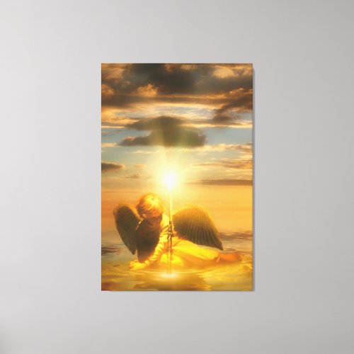 Angel Child LIGHT THE WORLD Canvas Print