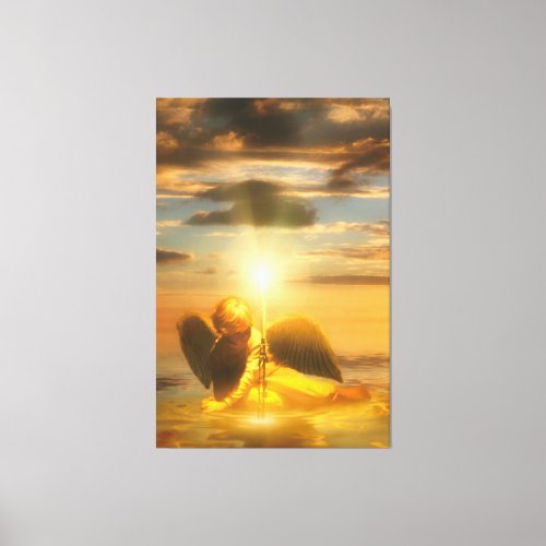 Angel Child LIGHT THE WORLD Canvas Print