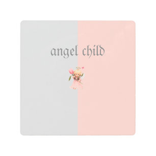 angel child metal print