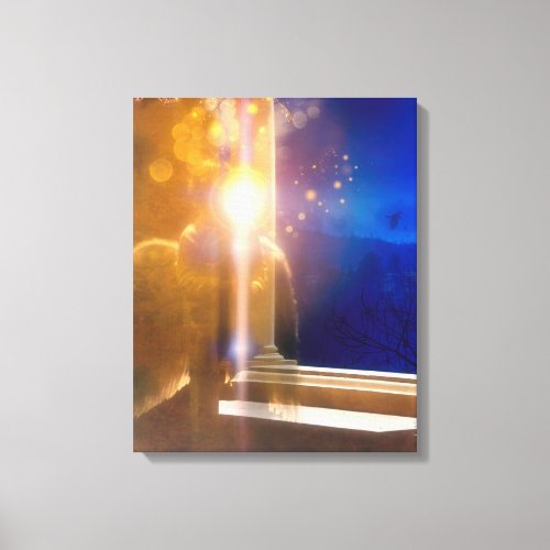 Angel Child OPPOSITES ATTRACT Canvas Print