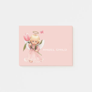 angel child post-it notes