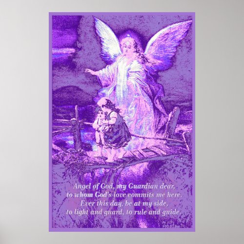 Angel Children Bridge Poem Poster