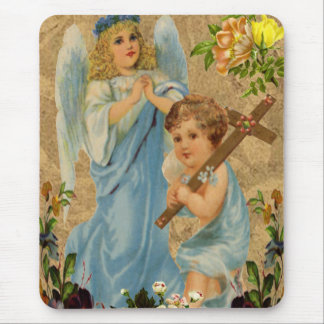 Angel Children Mouse Pad