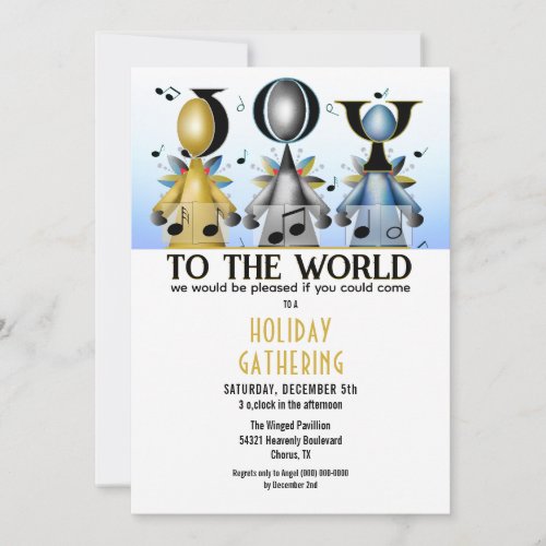 Angel Choir _ Joy to the World Invitation