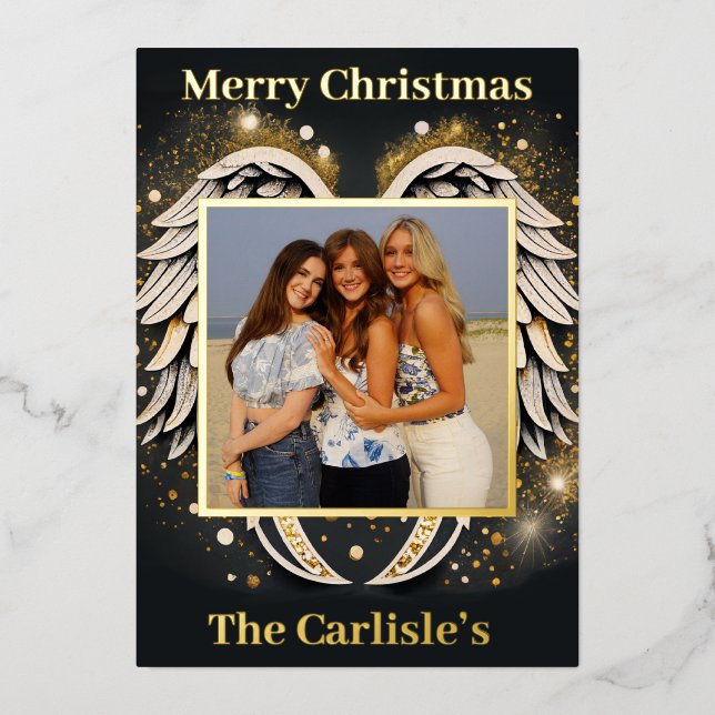 Angel Christmas card (Front)