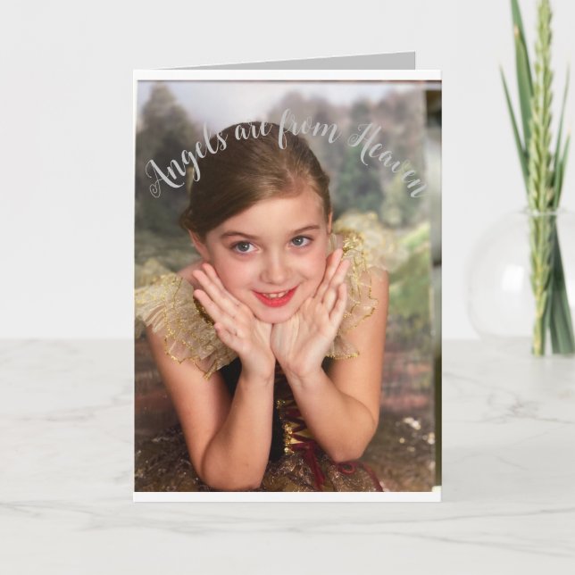 Angel Christmas Card  (Front)