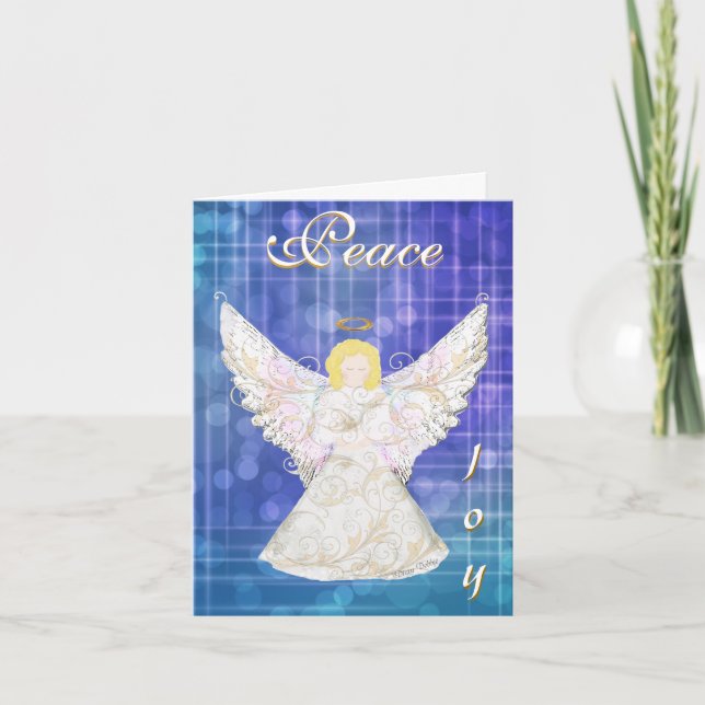 Angel Christmas Greeting Card (Front)