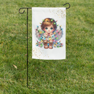 Angel Christmas Yard Flag