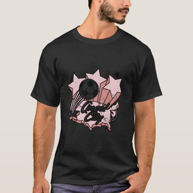 Angel City Fc Map Nwsl Soccer T-Shirt (Front)