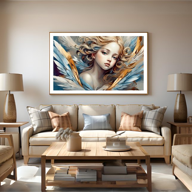 Angel Clara Modern Art Poster (Creator Uploaded)