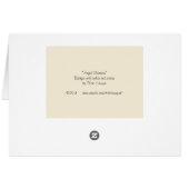 Angel Clarissa card (Back Horizontal)