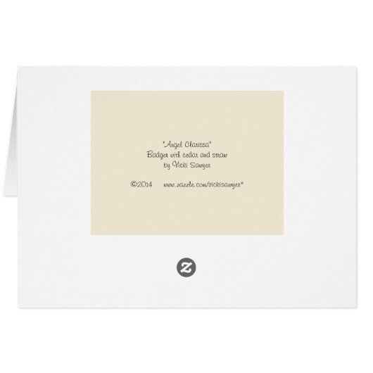 Angel Clarissa card (Back Horizontal)