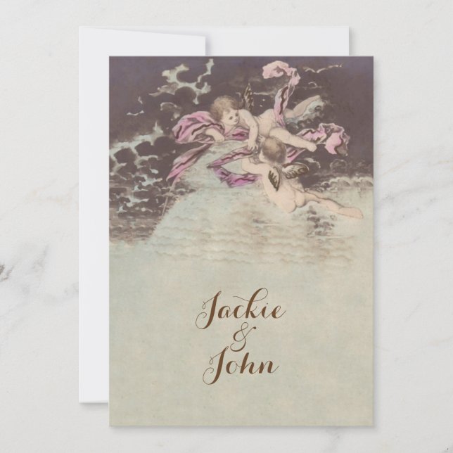 Angel Clouds - Invitations / RSVP / Wedding (Front)