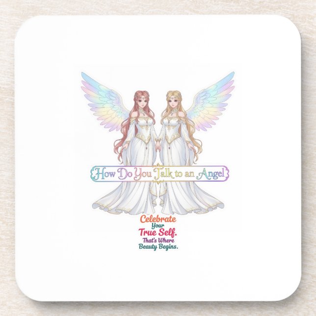 Angel Collection Beverage Coaster (Front)