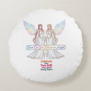 Angel Collection Round Pillow