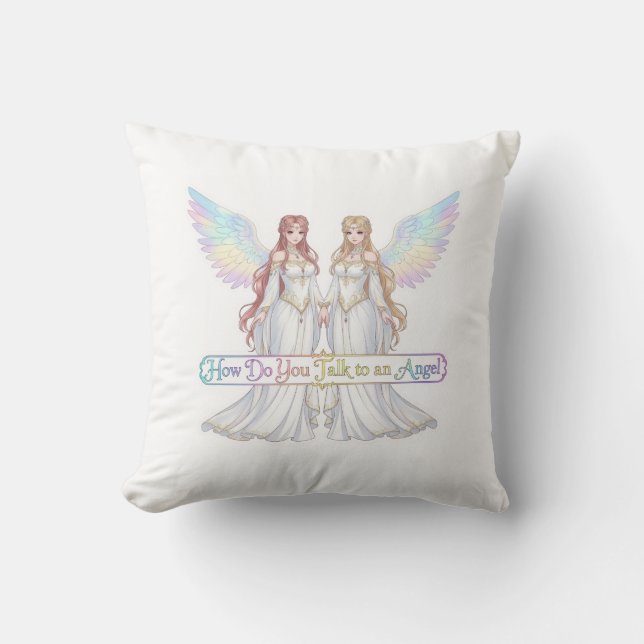 Angel Collection Throw Pillow (Front)