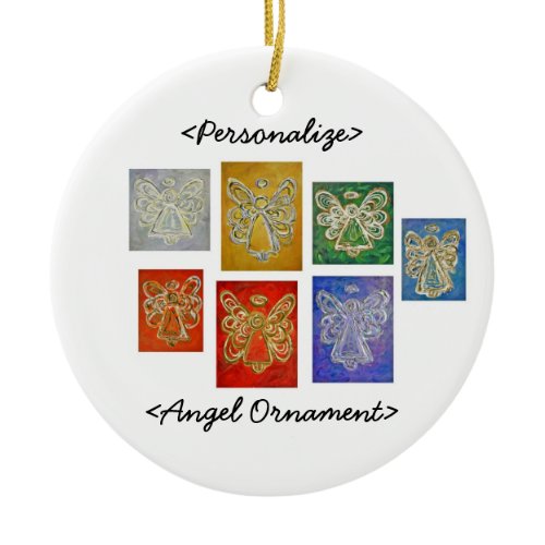Angel Color Series Ornament Customized Greeting