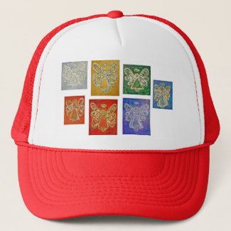 Angel Color Series Paintings Hat or Cap