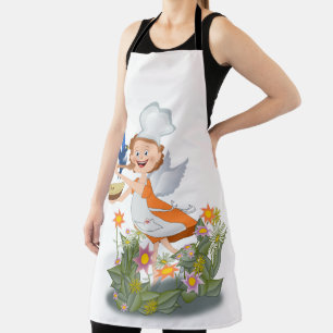 Angel cook apron