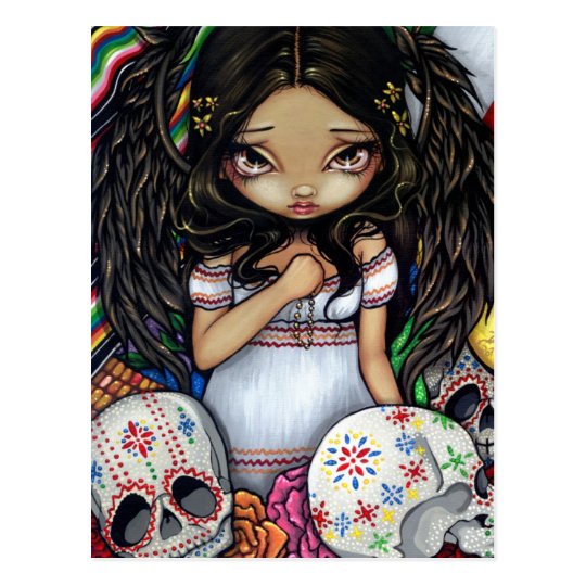 "Angel de los Muertos" Postcard