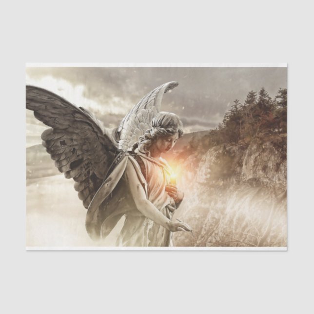 Angel Decoupage 10x15 Tissue Paper (Front)