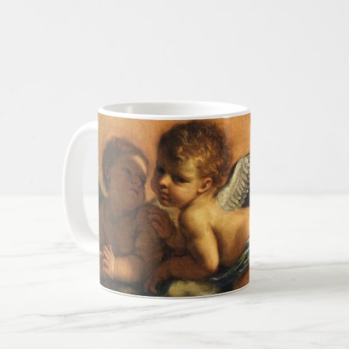 Angel detail Patron Saints of Modena by Guercino Coffee Mug