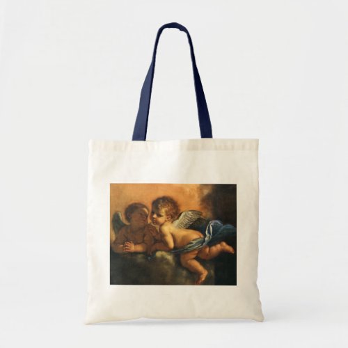 Angel detail Patron Saints of Modena by Guercino Tote Bag