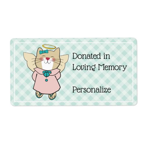 Angel Donation Bookplate