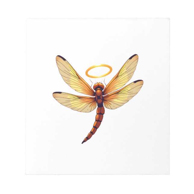 Angel Dragonfly Notepad (Front)
